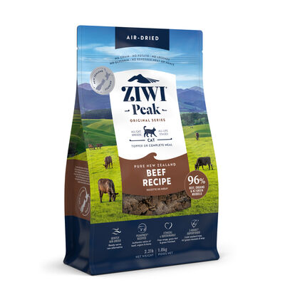 ZIWI Peak Air-Dried Beef Recipe Cat Food, 2.2-lb