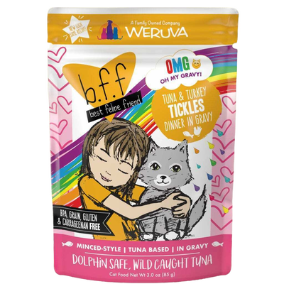 Weruva Tuna & Turkey Tickles Tuna & Turkey Dinner In Gravy (3.0-oz Pouch)