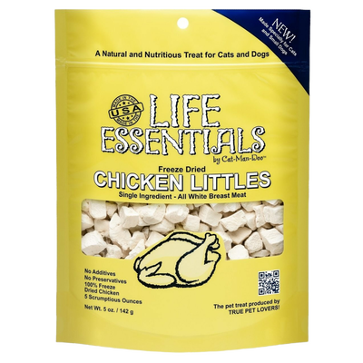 Life Essentials Chicken Littles Freeze-Dried Cat & Dog Treats - 5-oz