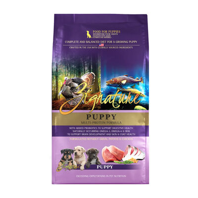 Zignature Puppy Formula Dry Dog Food, 4-lb