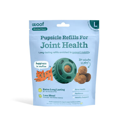 Woof Refillable Joint Health Wellness Pops for Dogs, 8-oz, Large