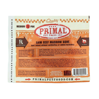 Frozen 1 Pak Beef Marrow Bone - Medium