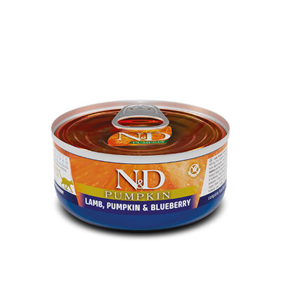 Farmina N&D Lamb, Pumpkin & Blueberry Wet Food Cat Can, 2.5-oz