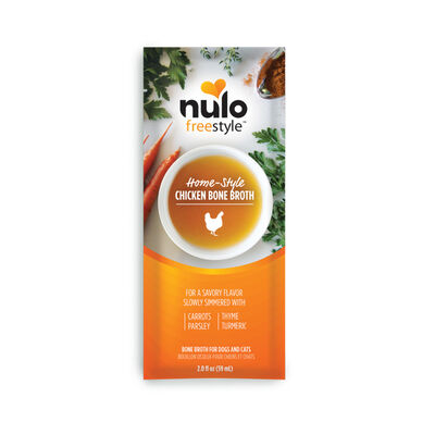 Nulo FreeStyle Dog Cat Chicken Bone Broth, 2-oz