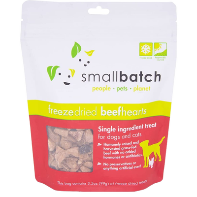 Freeze Dried Beef Hearts 3.5-oz