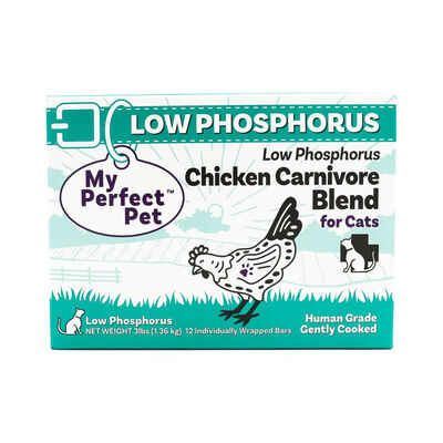 FROZEN My Perfect Pet Low Phosphorus Chicken Carnivore Blend Gently Cooked Cat Food (12-pack), 3-lb