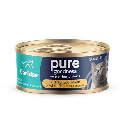 Canidae With Tuna, Chicken And Whitefish In Broth Cat Can