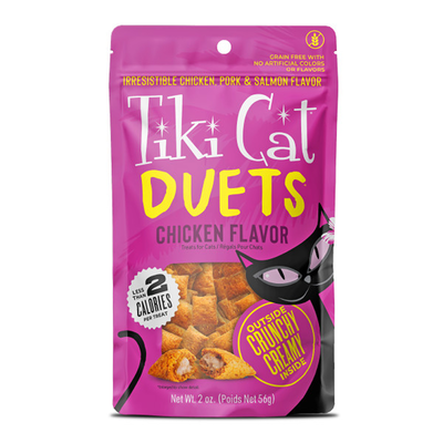 Tiki Cat Duets Chicken Cat Treats, 2-oz