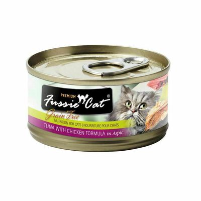 Fussie Cat Premium Tuna With Chicken Formula In Aspic 2.82-oz