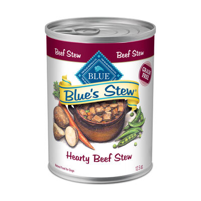 Blue Buffalo Blue's Stew Grain-Free Hearty Beef Stew Adult Wet Canned Dog Food, 12.5-oz