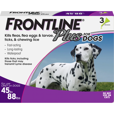 45-88-lb 3 Pack Frontline Dog