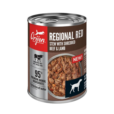 ORIJEN Premium Wet Dog Food Regional Red Stew, 12.8-oz