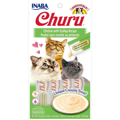 Cat Churu Puree Chicken With Scallop