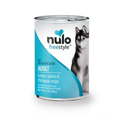 Nulo FreeStyle Dog Grain-Free Salmon & Chickpeas Can, 13-oz