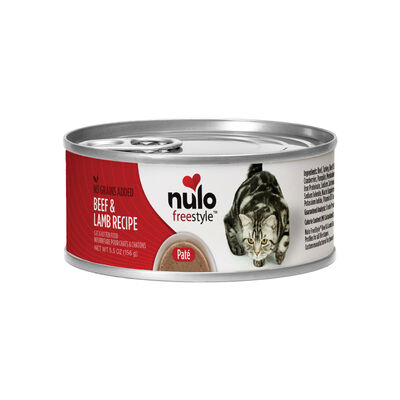 Nulo FreeStyle Cat Grain-Free Beef & Lamb Can, 5.5-oz