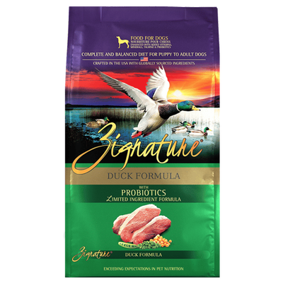 Zignature Duck Formula Dog Food