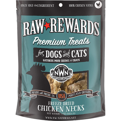 Freeze Dried Chicken Necks 4-oz