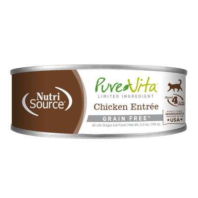 PureVita Chicken Entree Canned Cat Food 5.5-oz