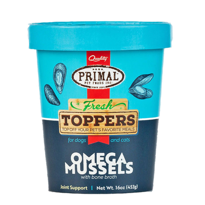 Frozen 16-oz Fresh Toppers – Omega Mussels