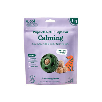 Woof Calming Wellness Refill Pops for Large Pupsicle Dog Toy, 8-oz
