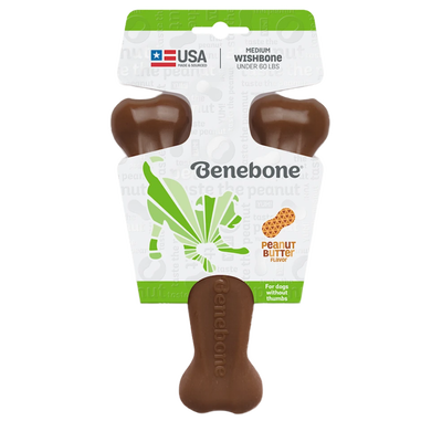 Benebone Dog Wishbone Peanut