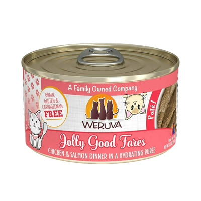 Weruva Classic Cat Pate, Jolly Good Fares With Chicken & Salmon