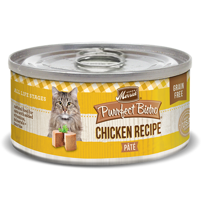 Merrick Purrfect Bistro Grain Free Chicken Pate 5.5-oz Can