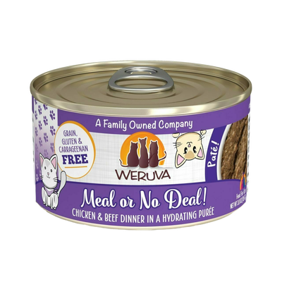 Weruva Classic Cat Pate, Meal Or No Deal! With Chicken & Beef