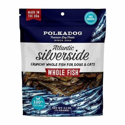 Polkadog Pouch: Silverside - 2.5-oz