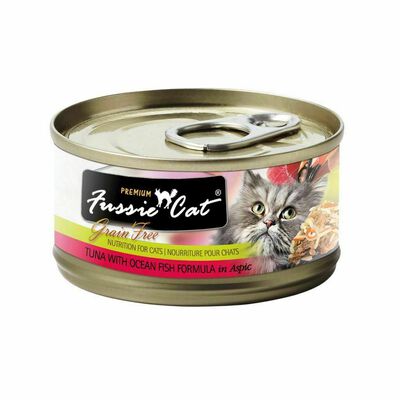 Fussie Cat Premium Tuna With Ocean Fish Formula In Aspic 2.82-oz