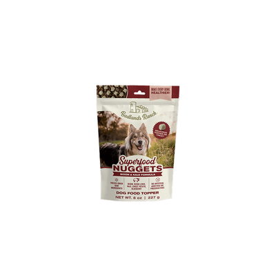Badlands Ranch Air- Dried Grain- Free Superfood Nuggets Bison and Kale, 8-oz