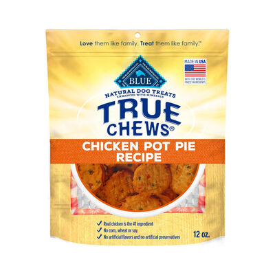Blue Buffalo BLUE True Chews Premium Chicken Pot Pie Recipe Natural Dog Treats, 12-oz