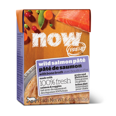 NOW FRESH Grain Free Wild Salmon Pâté for cats 6.4oz