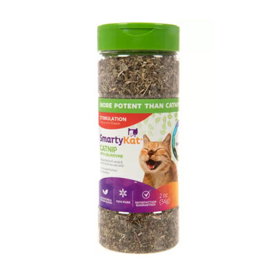 Instincts by SmartyKat HappyNip Catnip/Silvervine Canister, 2-oz