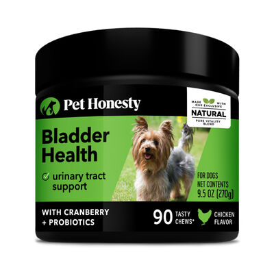 Pet Honesty Bladder Health Chews for Dogs, Chicken, 90-count