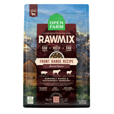 Open Farm Dog Raw Mix Front Range with Ancient Grains Recipe, 20-lb