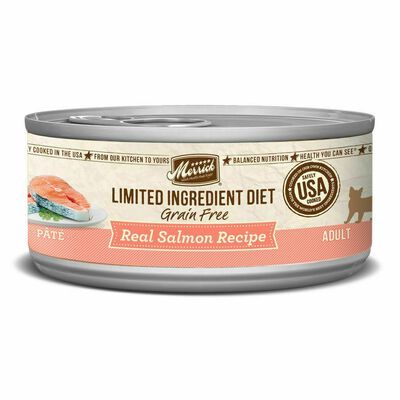 Merrick Limited Diet Ingredent Grain Free Real Salmon Recipe Pate