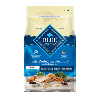 Blue Buffalo Life Protection Formula Chicken & Brown Rice Recipe Adult Dry Dog Food, 5-lb