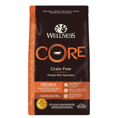 Wellness Core Natural Grain Free Dry Dog Food, Original Turkey & Chicken