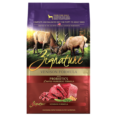 Zignature Venison Formula Dog Food