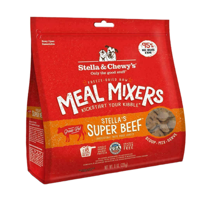 Stella & Chewy's Dog Freeze-Dried Raw, Super Beef Meal Mixers, 18-oz