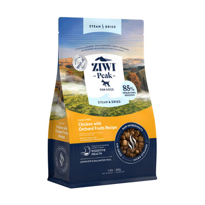Ziwi Peak Steam & Dried Chicken with Orchard Fruits Recipe Dog Food, 1.8-lb