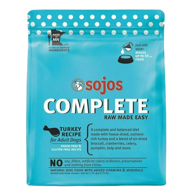 Sojos Complete Adult Dog Food - Turkey, 7-lb