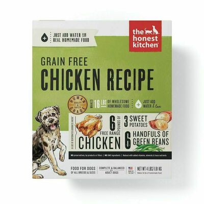 The Honest Kitchen Chicken Recipe Grain-Free Dehydrated Dog Food