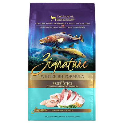 Zignature Whitefish Formula Dog Food 25-lb