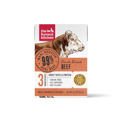The Honest Kitchen Meal Booster: 99% Beef Dog Food Topper, 5.5-oz x1