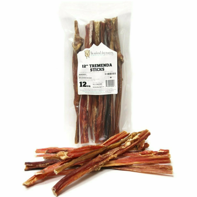 Tuesday's Natural Dog Co. 12" Tremenda Sticks Dog Treat, 12-oz