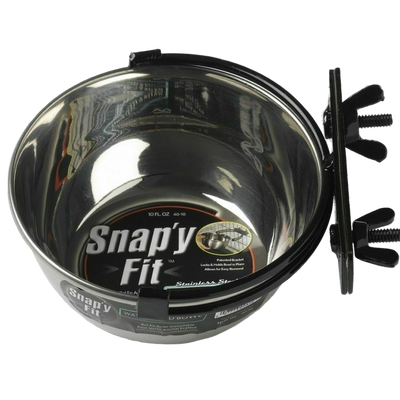 10-oz Snapy Fit Stainless Steel Bowl