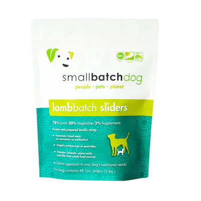 Frozen Dog Lamb Sliders 3-lb
