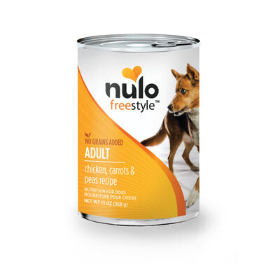 Nulo FreeStyle Dog Grain-Free Chicken, Peas, & Carrots Can, 13-oz